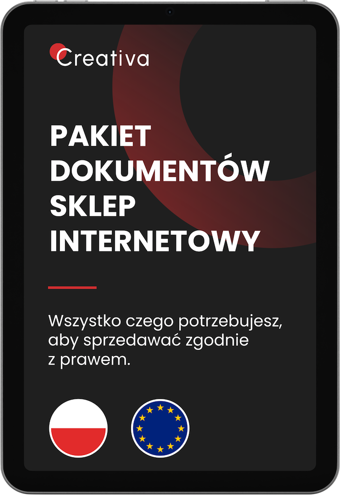 Kompletny pakiet dokumentów dla Twojego sklepu internetowego